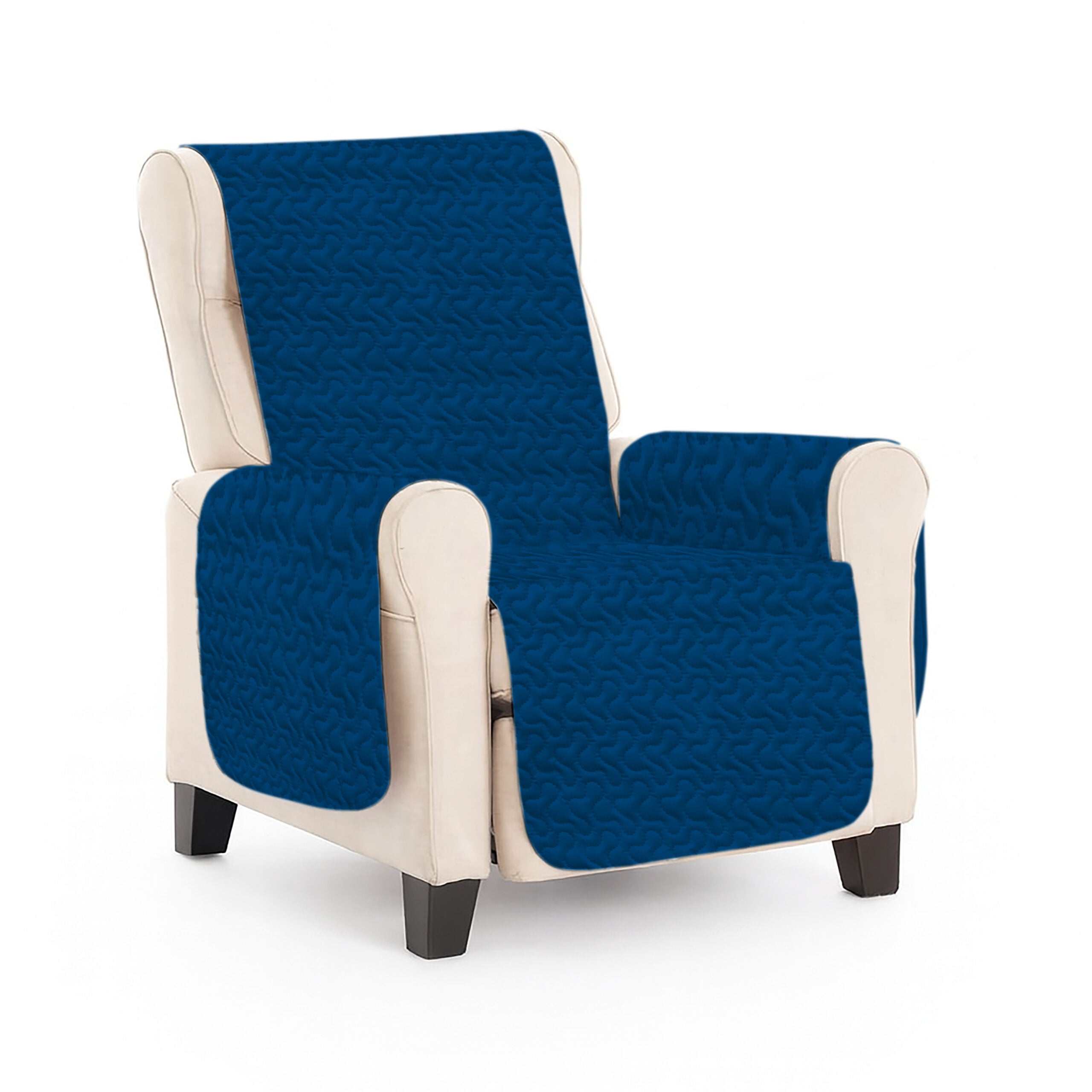 Cuvertură matlasată fotoliu - ROYAL BLUE